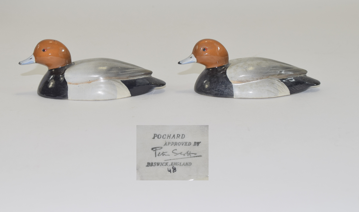 Beswick - Medium Size Pochard Ducks ( 2