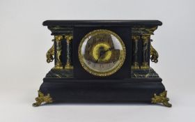 Ornate Decorative Mantle Clock. Slight
