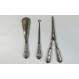 Edwardian Pair of Ornate Silver Handle G