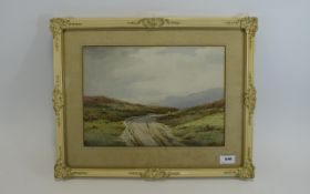 Watercolour By A. Willet Framed watercol