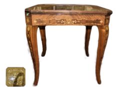 Italian Gaming Table, Pale Wood. Varnish