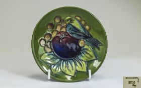 Moorcroft Coaster Size Dish. Decorated w