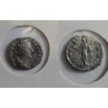 Diva Faustina I Silver Denarius Memorial