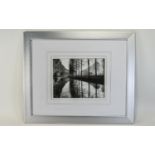 Modern Framed Decorative Black and White