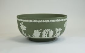 Wedgwood Green Jasper Sacrifice Bowl.