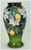 Moorcroft Tube lined Modern Vase ' Passi