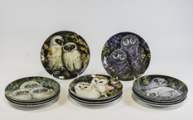 Wedgwood 'The Baby Owls' Set of Twelve S