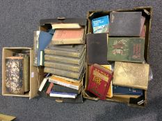 Three Boxes Of Assorted 19th/20thC Books