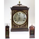 A Mahogany Cased Late 19th Century Bracket Clock by Goldsmiths and Silversmiths,