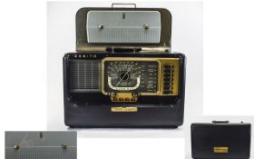 Zenith Transoceanic H500 Portable Shortwave Valve Radio,