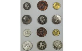 A Collection of British Proof Coins ( 6 ) In Total.
