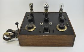 Home Constructed Crystal Radio,