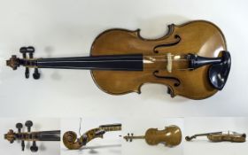 Violin and 2 Bows Two piece back,