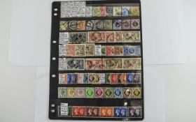 GB Stamp Collection Mint- used collection 1902 King Edward set of 15,