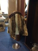 Short Mink Evening Jacket, also a Cape, Collar and Stole Ladies Mink Evening Jacket in light brown,