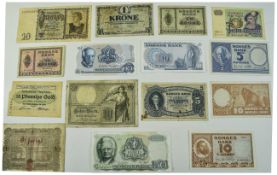 A Good Collection of Norges Bank - Novelty Norway Bank Notes,