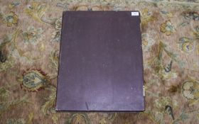 Vintage Large Folio Book Keeping Box. As used in Solicitors etc.. H 22'' x 17''