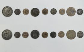 A Collection of British Coins ( 9) In Total.