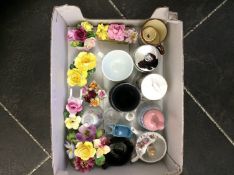 Mixed Lot of Assorted Ceramics and Pottery including 6 floral ornaments,