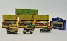 A Modern Collection of Model Cars, Some Boxed ( 10 ) In Total - Please See Photo.