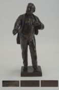 Ernest Rancoulet Signed Bronze Sculpture