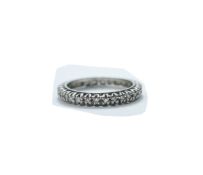 Ladies White Gold Full Eternity Diamond