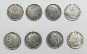 A Small Collection of Swedish 5 Silver K