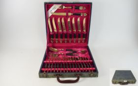 Bronze Cutlery Tea Set. Unusual bronzed