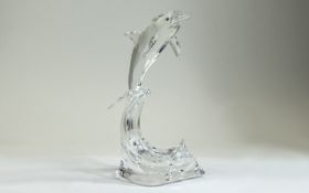 Swarovski Silver Crystal Figurine ' Maxi