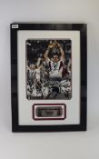 Rugby Union Interest. Signed photo monta