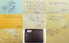 Vintage Autograph Book With unrecognised