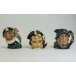 Royal Doulton Character Jugs ( 3 ) In To