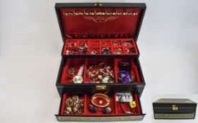 Modern Jewelery Box Containing A variety