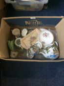 Box of Assorted Ceramics.