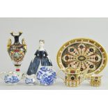 Royal Crown Derby Imari pattern part miniature tea set, pattern no.