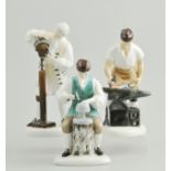 Royal Doulton figure, "The Blacksmith of Williamsburg" HN2240,