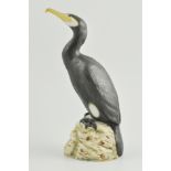 B.S (Poole) "Common Cormorant", model of a bird, impressed stamp to base, height 29cm.