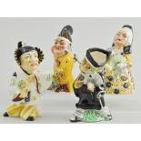 Four Shorter & Son Limited, pottery, "Mikado" character jugs,