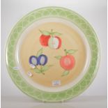 Royal Worcester charger, 'Evesham Orchard' pattern, diameter 43cm.