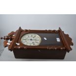 Edwardian style mantel clock, modern Quartz movement, a modern wall clock and a modern barometer,