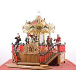 Christmas Carousel, plinth width 40cm.