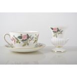 Wedgwood "Hathaway Rose" part tea service, comprising six tea plates, twelve small saucers,