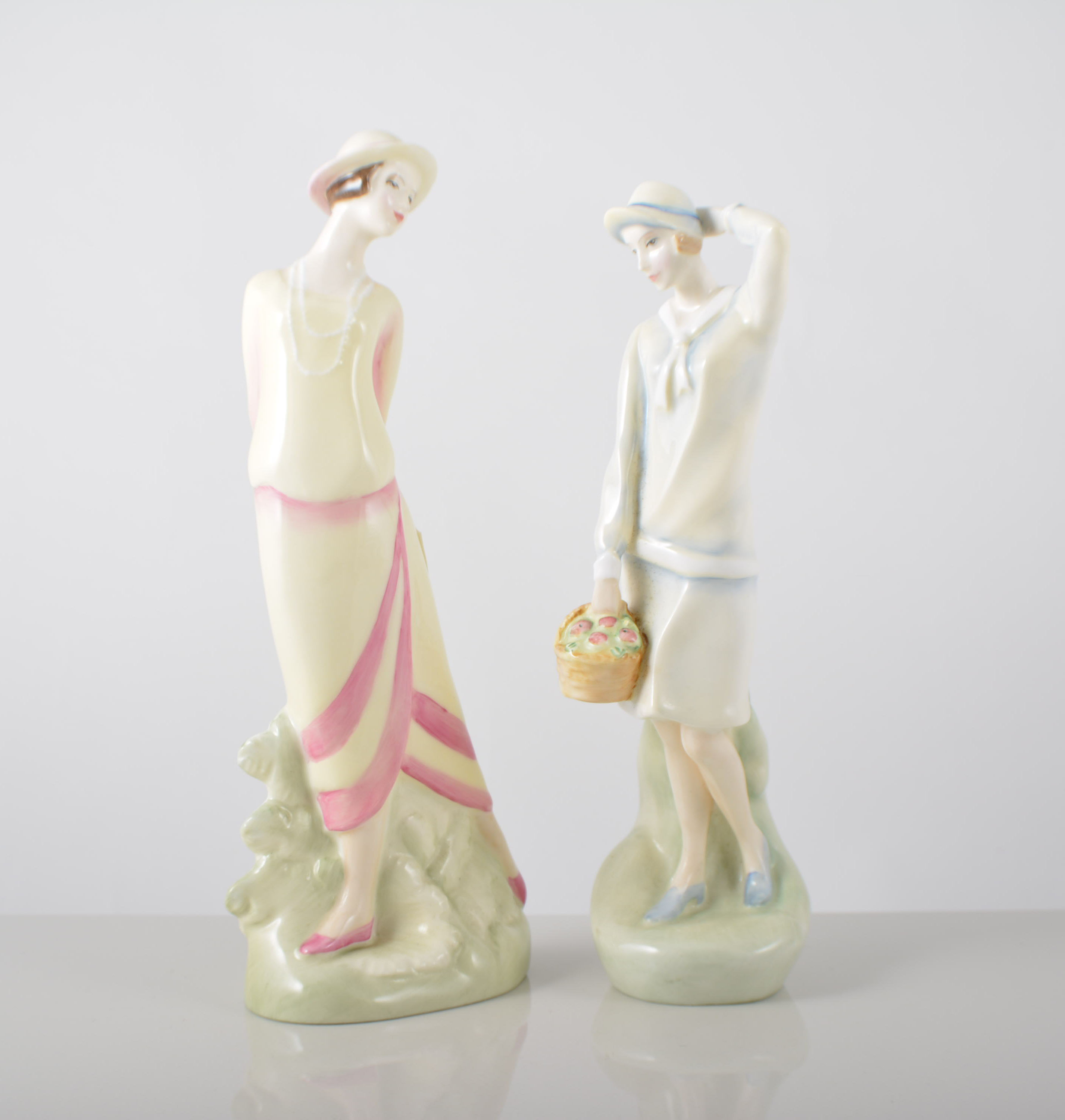 Three Royal Doulton figures, Sophie HN3791, Eliza HN3800, Ellen HN3816,