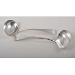 Pair of silver ladles, Old English pattern handles, Peter, Ann and William Bateman, London 1802,