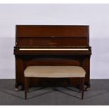 Mahogany cased upright piano, by Spencer, London, No.