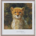 David Shepherd, "Cheetah" limited edition print, 779/1000, together with David Shepherd,