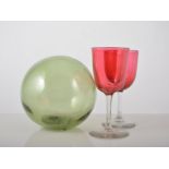 Large quantity of cut glass drinking glasses and Stemware, (a quantity), (6 boxes).