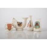 Collection of principally Goss and other factories crested ware, some pieces damaged,