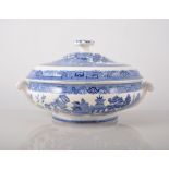 Collection of principally Wedgwood blue and white "Willow" pattern dinner wares,