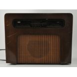 Kolster-Brandes walnut cased mains radio, model ER10, 250v,